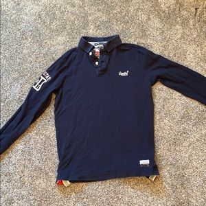 SuperDry long sleeve polo